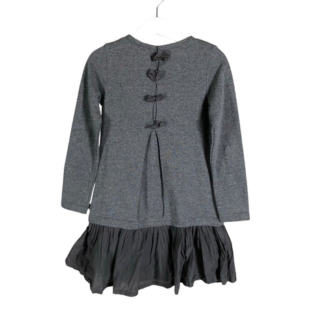 Tyttöjen POMPdeLUX - Collegemekko, koko 110 - 116 - Harmaa (2)