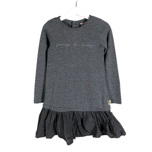 Tyttöjen POMPdeLUX - Collegemekko, koko 110 - 116 - Harmaa (1)