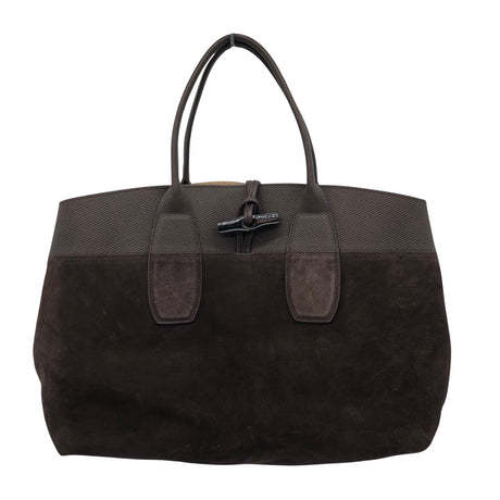 Naisten Longchamp - Käsilaukku, koko Maxi - Ruskea ()
