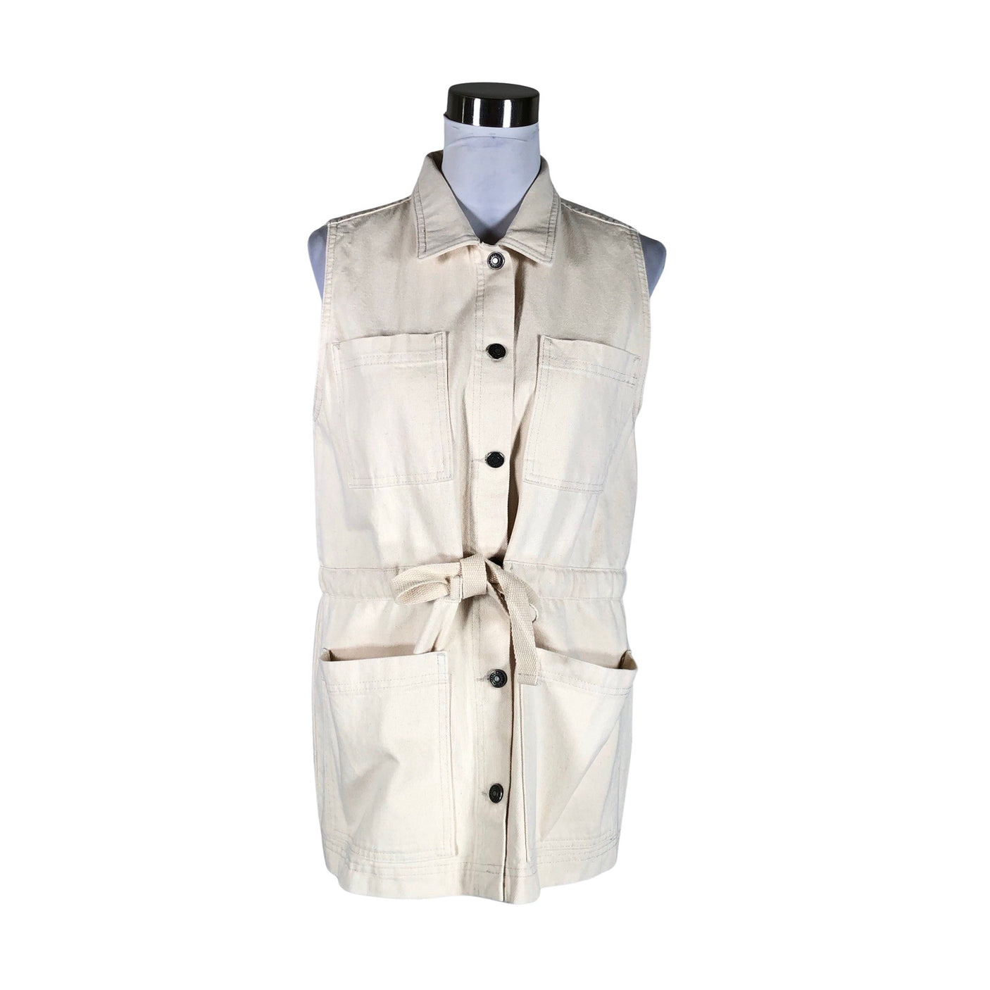 Naisten Nanso - Farkkuliivi, koko 38 - Beige (1)