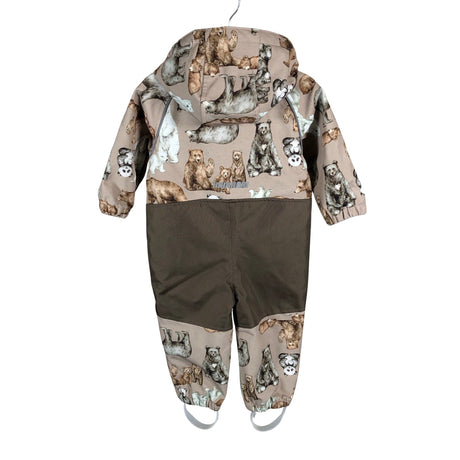 Unisex Name It - Softshellhaalari, koko 74 - 80 - Ruskea (2)