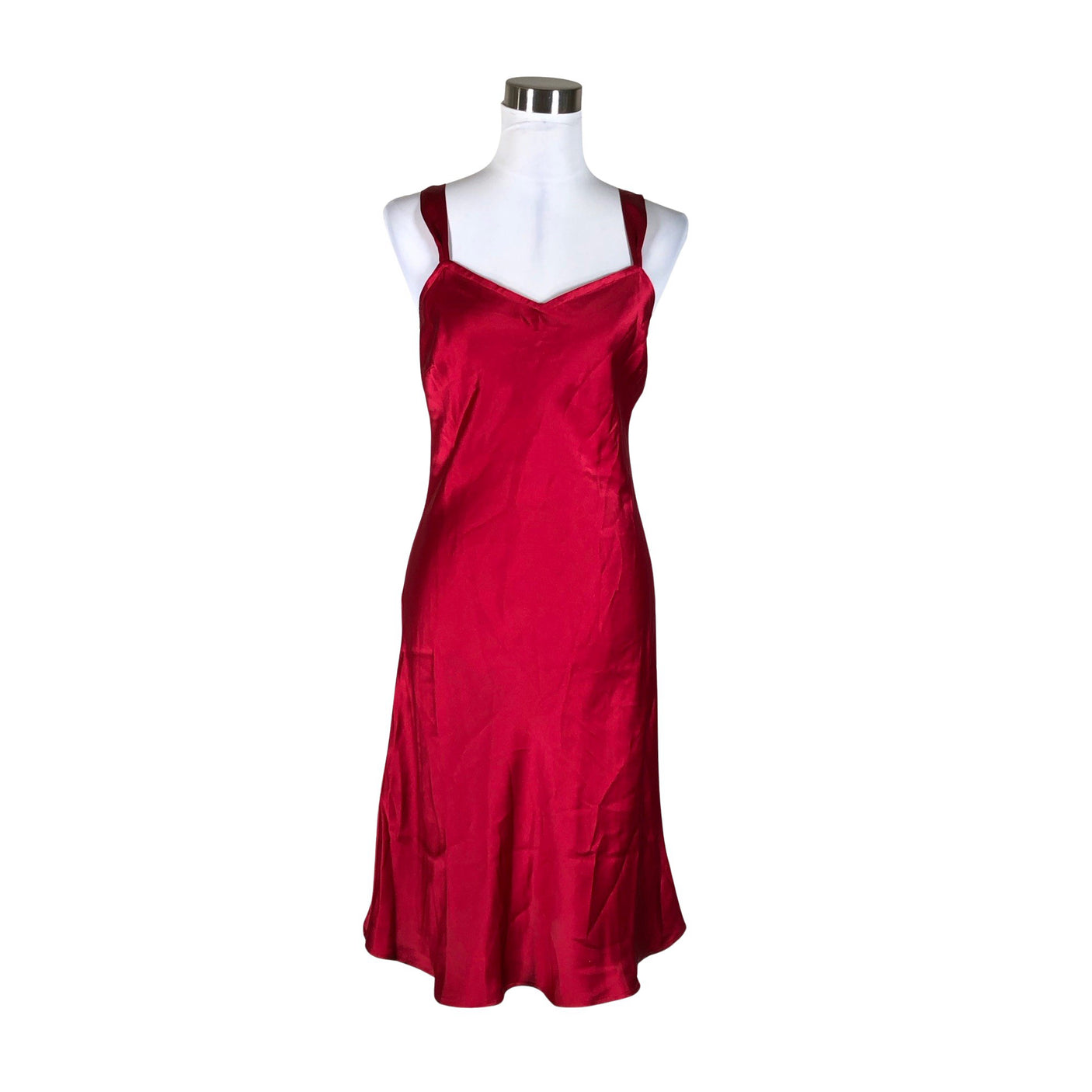 Naisten Stockmann Silk - Yöpaita, koko 36 - Viininpunainen (1)