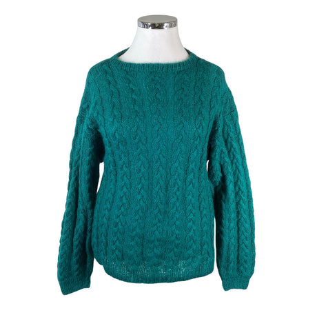 Naisten Handmade - Neulepaita, koko 42 - Vihreä ()