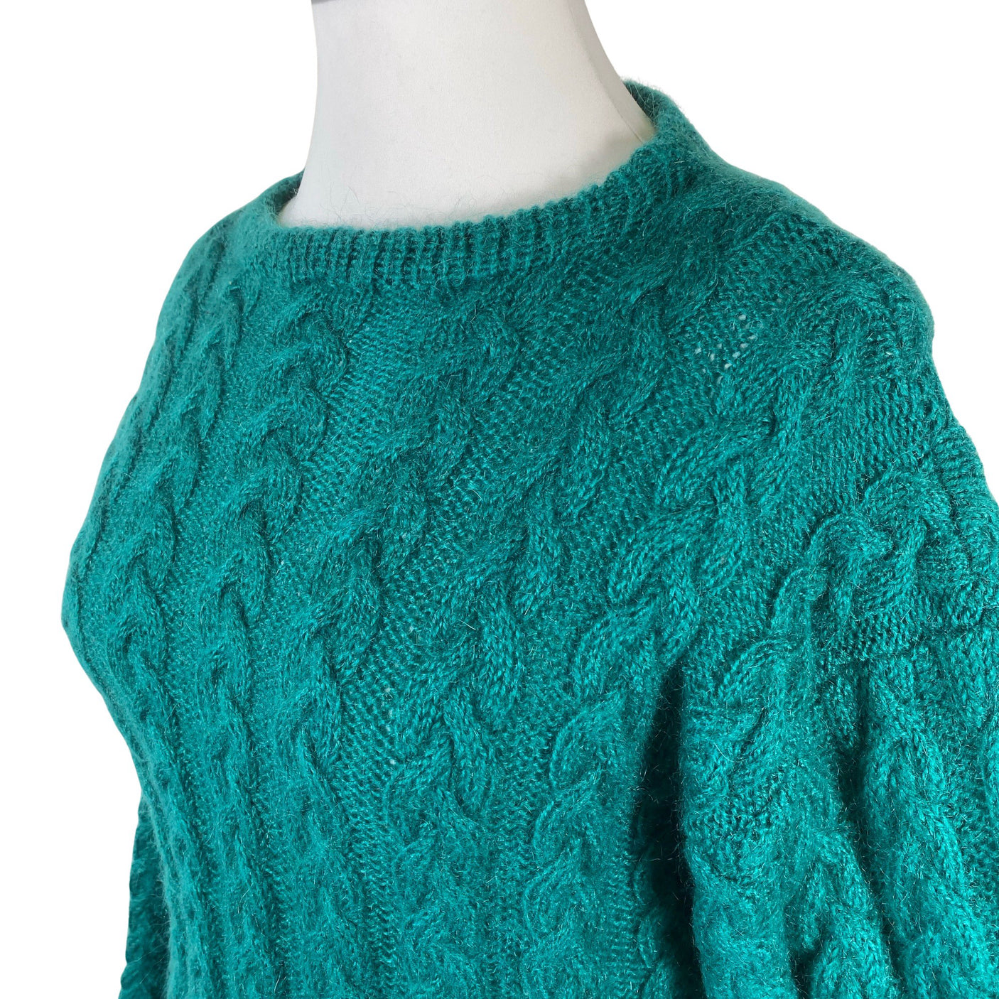 Naisten Handmade - Neulepaita, koko 42 - Vihreä (3)