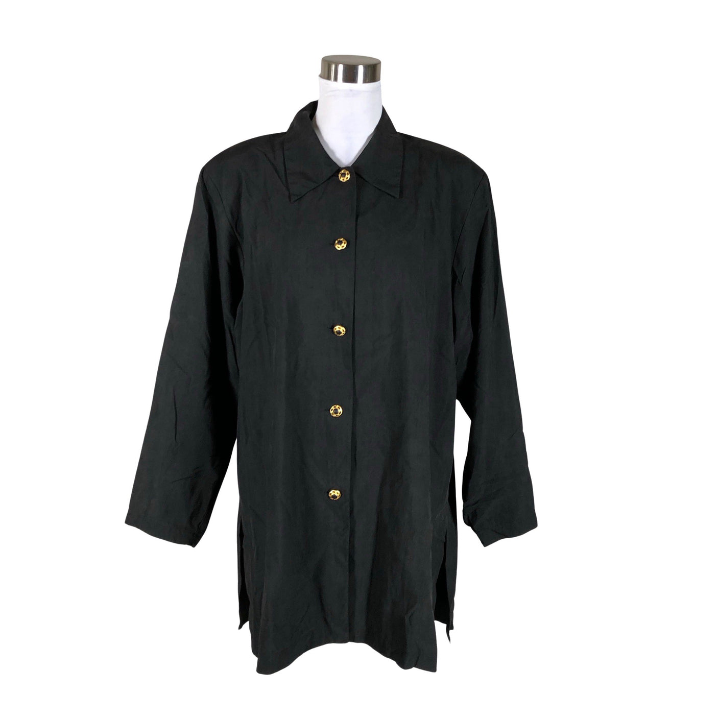 Naisten Stockmann Silk - Pusero, koko 40 - Musta (1)
