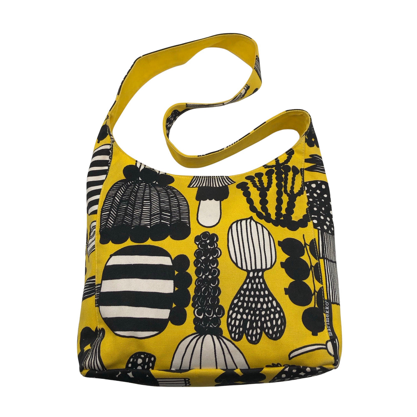 Naisten Marimekko - Olkalaukku, koko Maxi - Keltainen (1)