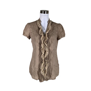 Naisten Esprit - Lyhythihainen pusero, koko 38 - Beige (1)