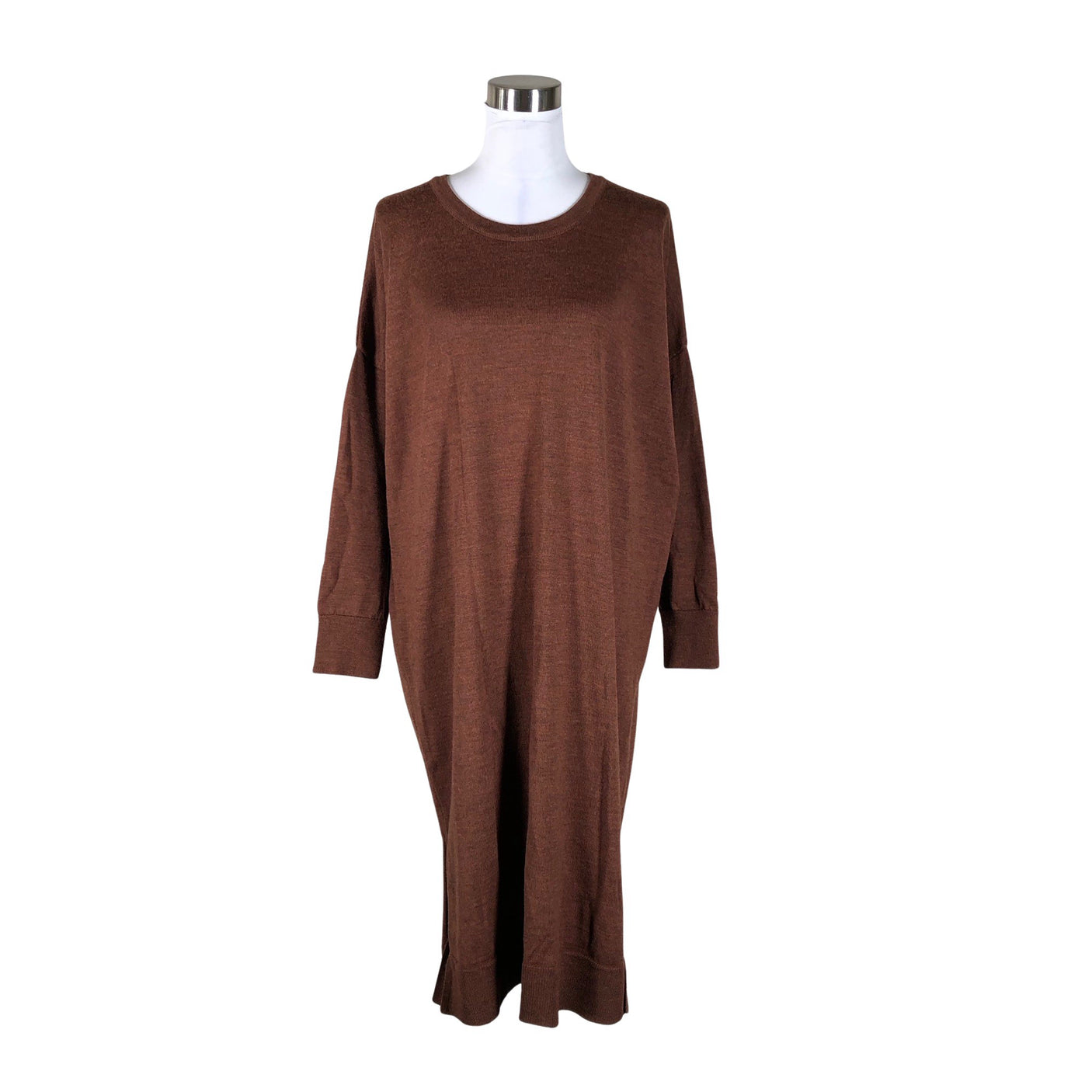 Naisten Puuvillatehdas - Neulemekko, koko 36 - Ruskea (1)