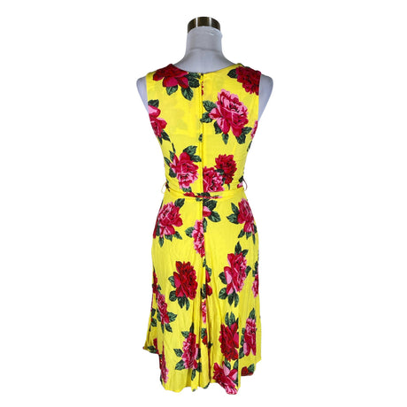 Naisten Dorothy Perkins - Sifonkimekko, koko 34 - Keltainen (2)