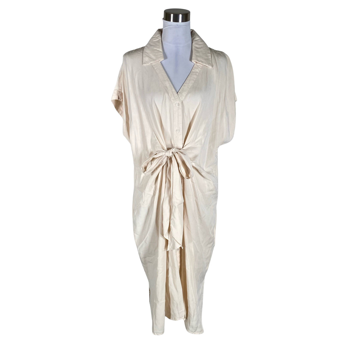 Naisten Nü - Sifonkimekko, koko 40 - Beige (3)