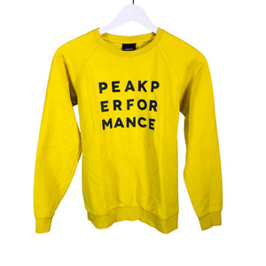 Unisex Peak Performance - Collegepaita, koko 158 - 164 - Keltainen (1)