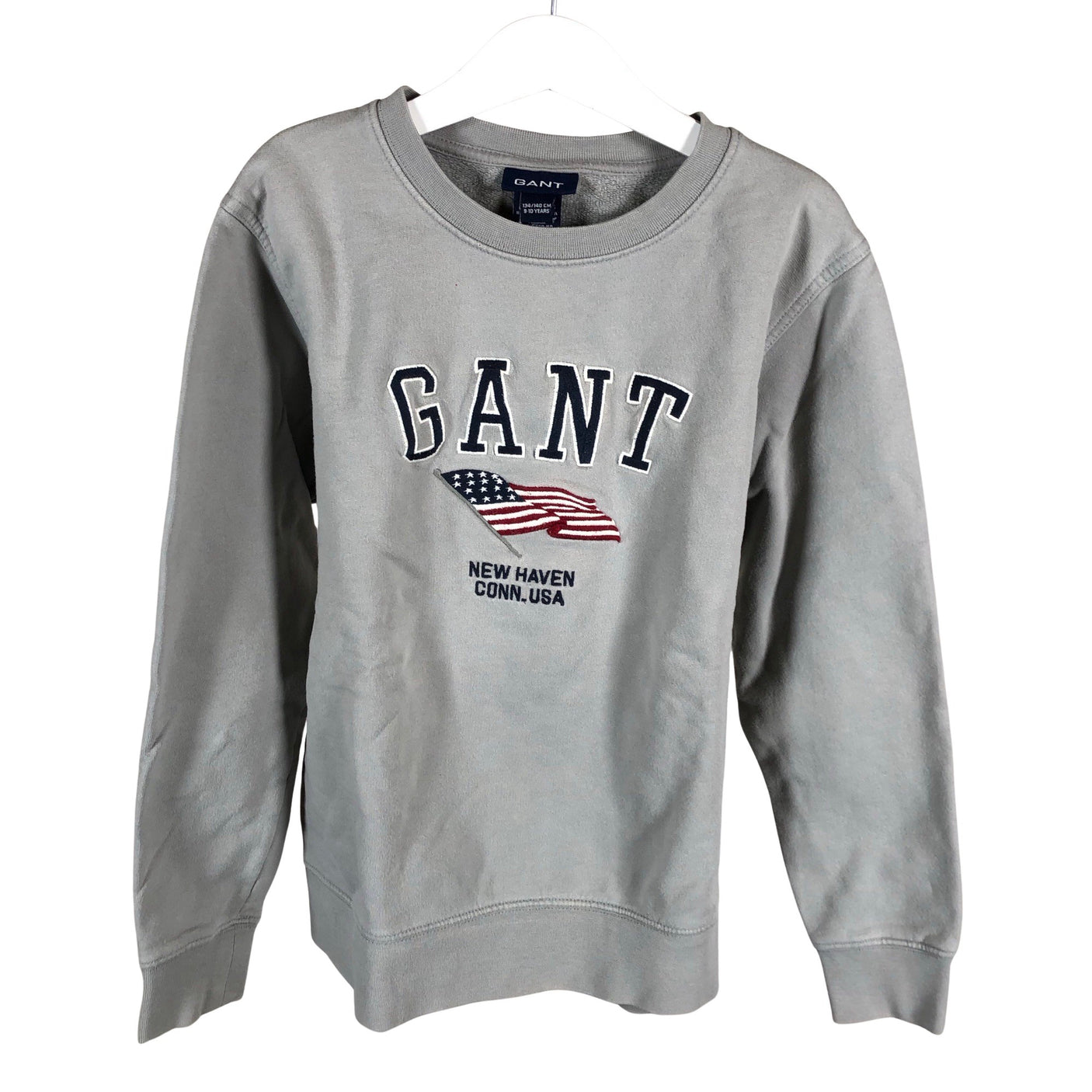 Poikien Gant - Collegepaita, koko 134 - 140 - Harmaa (1)