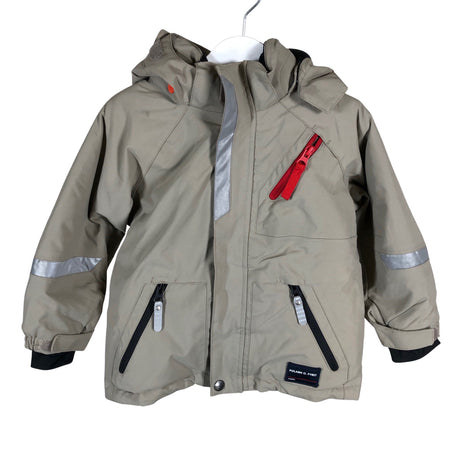 Unisex Polarn O. Pyret - Toppatakki, koko 92 - 98 - Beige ()