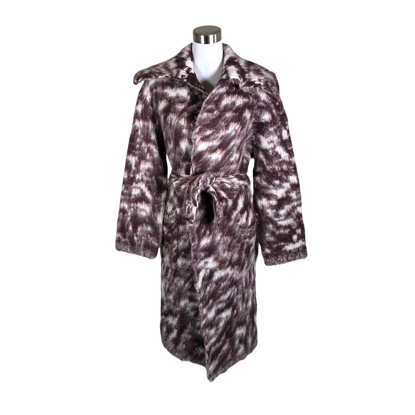 Naisten Stefanel - Neuletakki, koko 38 - Viininpunainen (1)