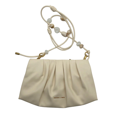 Naisten Charles & Keith - Olkalaukku, koko Mini - Luonnonvalkoinen ()