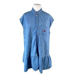Naisten Tommy Jeans (Tommy Hilfiger) - Farkkumekko, koko 48 - Sininen (1)