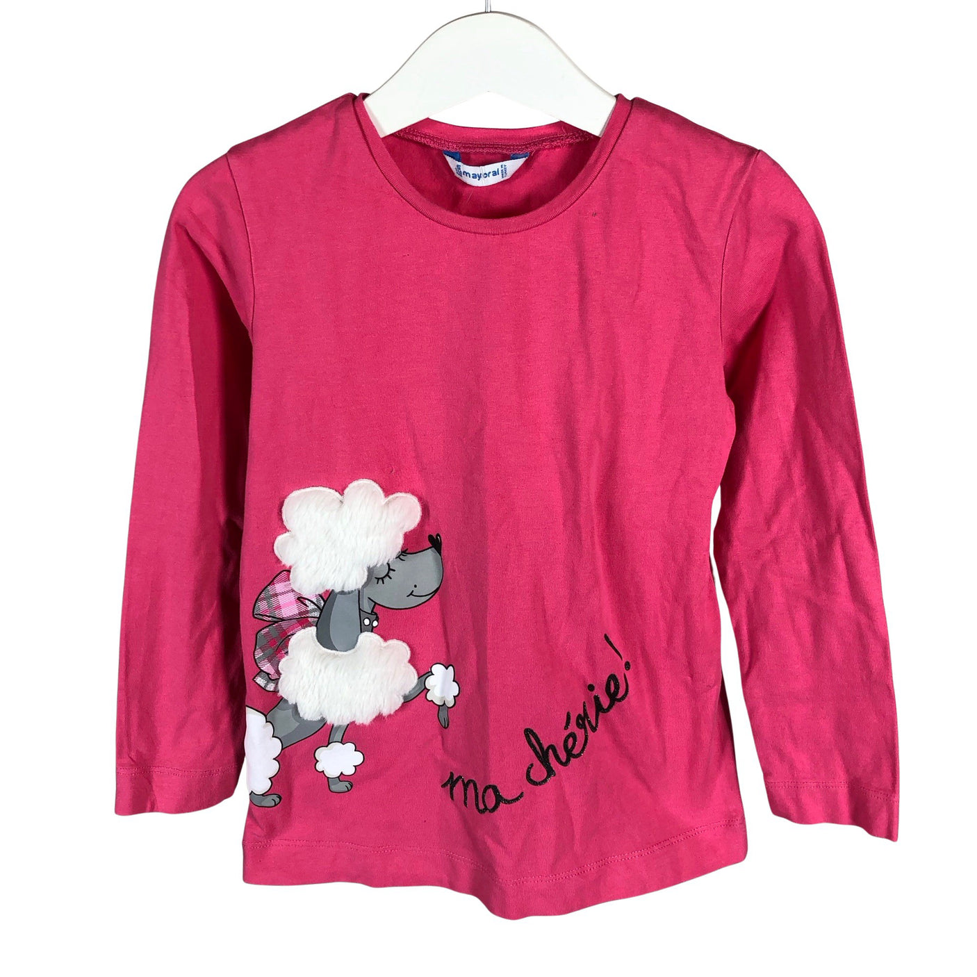 Tyttöjen Mayoral - Trikoopaita, koko 104 - 110 - Pinkki (1)