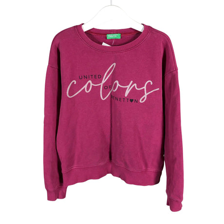 Tyttöjen Benetton - Collegepaita, koko 128 - 134 - Violetti ()