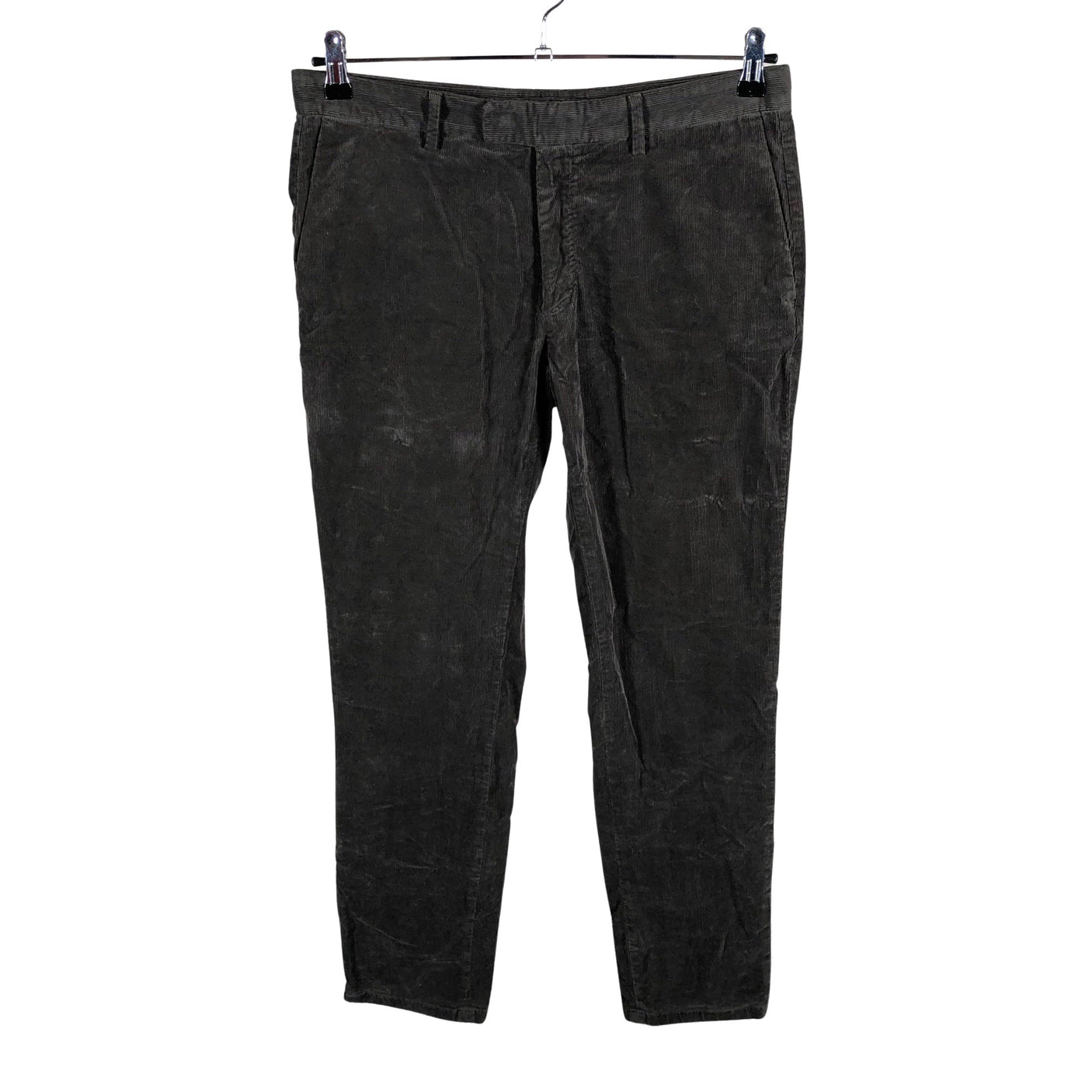 Miesten Massimo Dutti - Samettihousut, koko S - Harmaa (1)