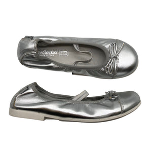 Tyttöjen Melania - Ballerinat, koko 33 - Hopea (1)