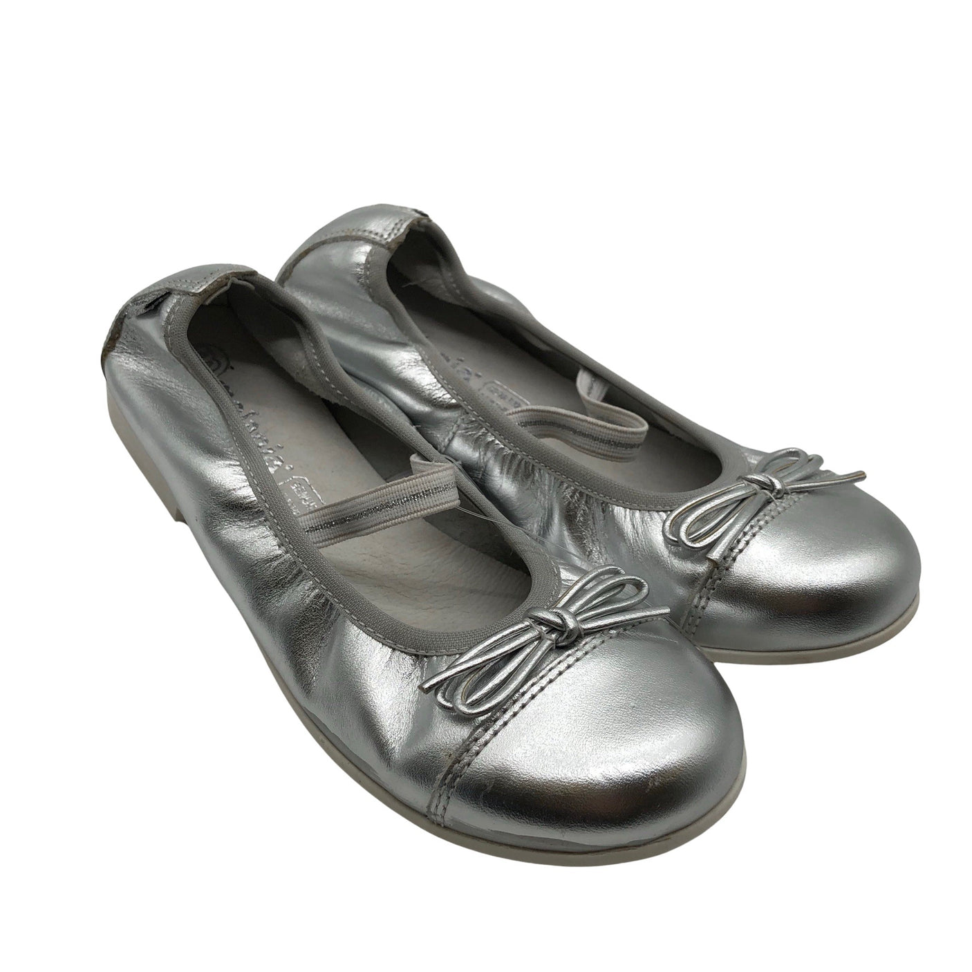 Tyttöjen Melania - Ballerinat, koko 33 - Hopea (2)