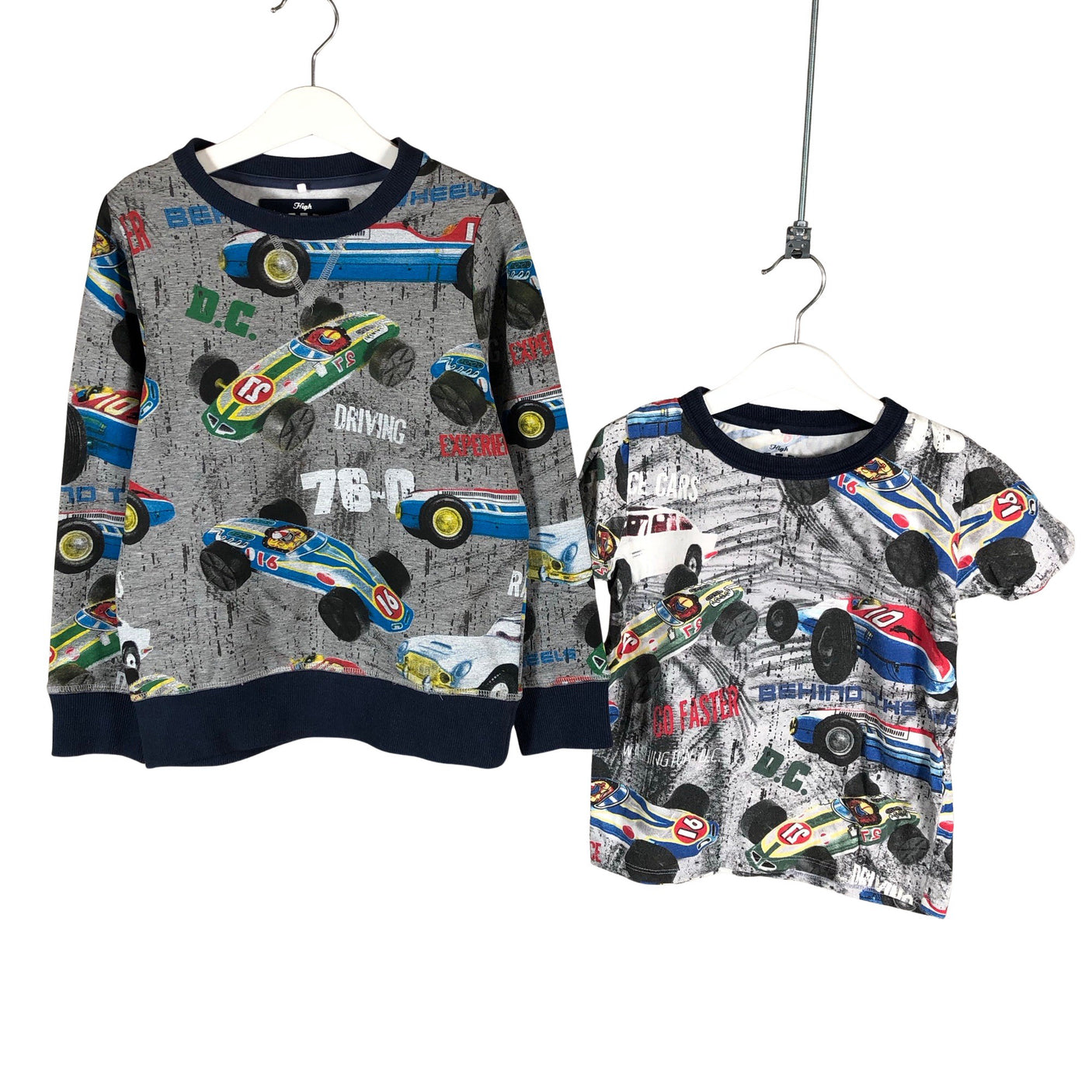 Unisex Name It - Collegepaita, koko 110 - 116 - Harmaa (1)