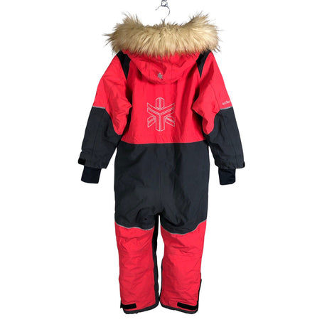 Tyttöjen Áhkká - Toppahaalari, koko 110 - 116 - Punainen (2)