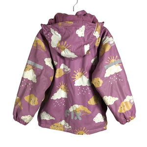 Tyttöjen FIX by Lindex - Sadetakki, koko 116 - 122 - Violetti (2)