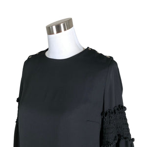 Naisten Sportmax - Sifonkimekko, koko 36 - Musta (3)