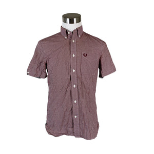 Miesten Fred Perry - Kauluspaita, koko M - Viininpunainen (1)