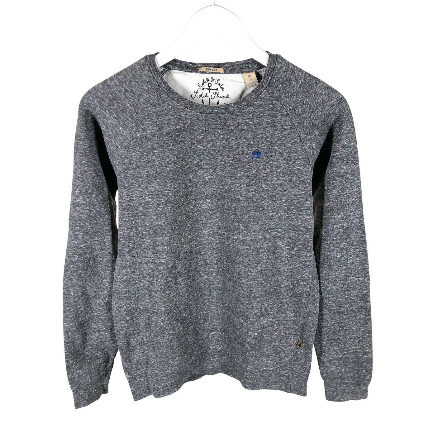 Unisex Scotch&Soda - Collegepaita, koko 158 - 164 - Harmaa (1)