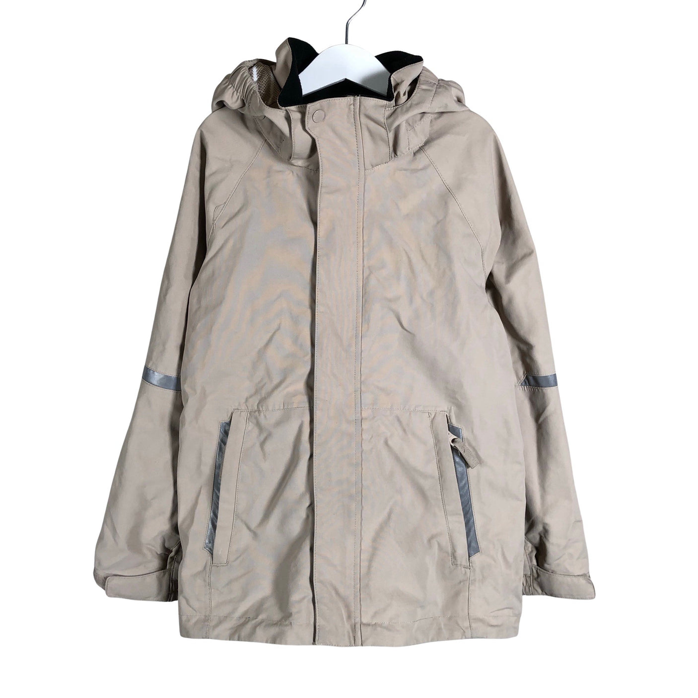 Unisex Polarn O. Pyret - Välikausitakki, koko 134 - 140 - Beige (1)