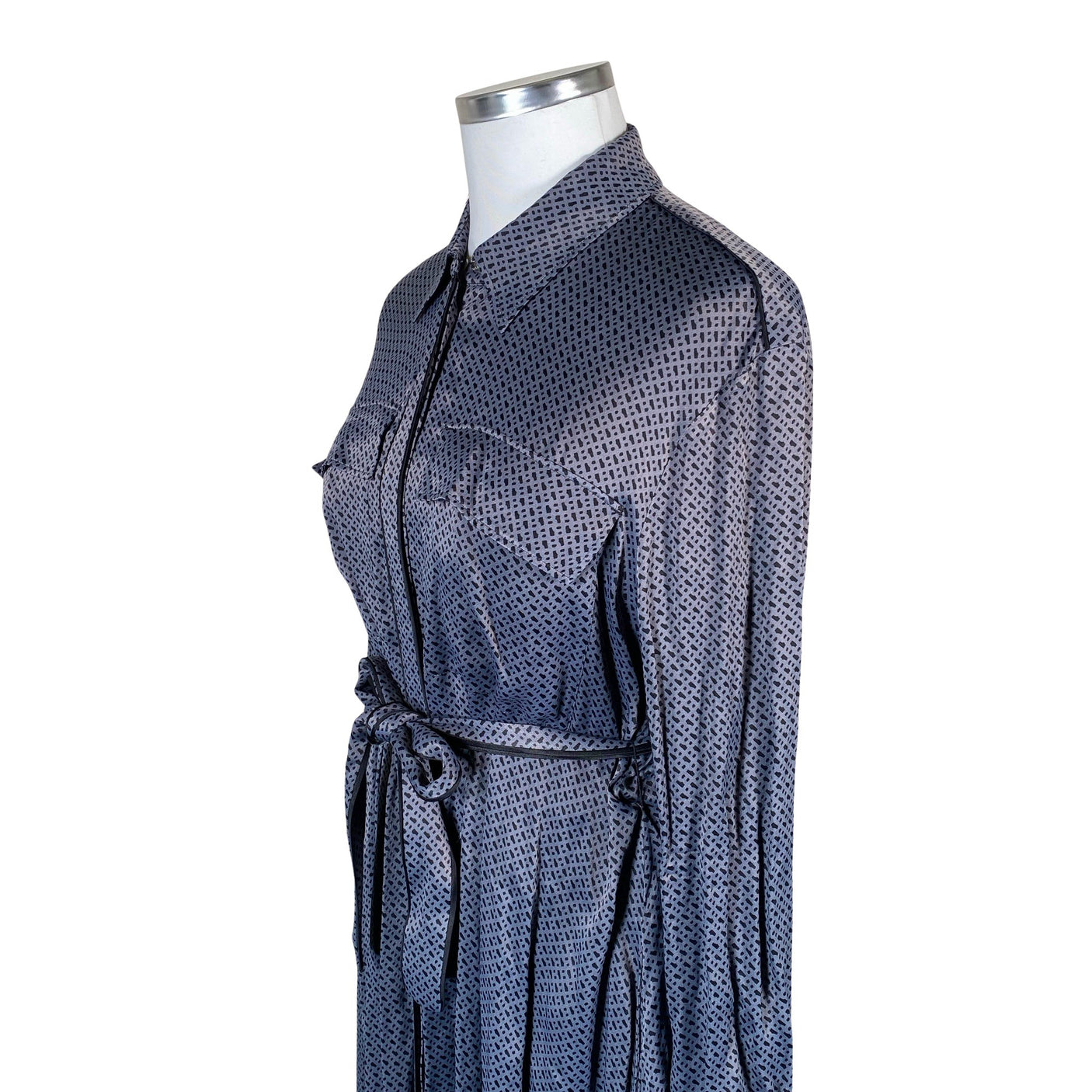 Naisten Hugo Boss - Sifonkimekko, koko 42 - Harmaa (3)