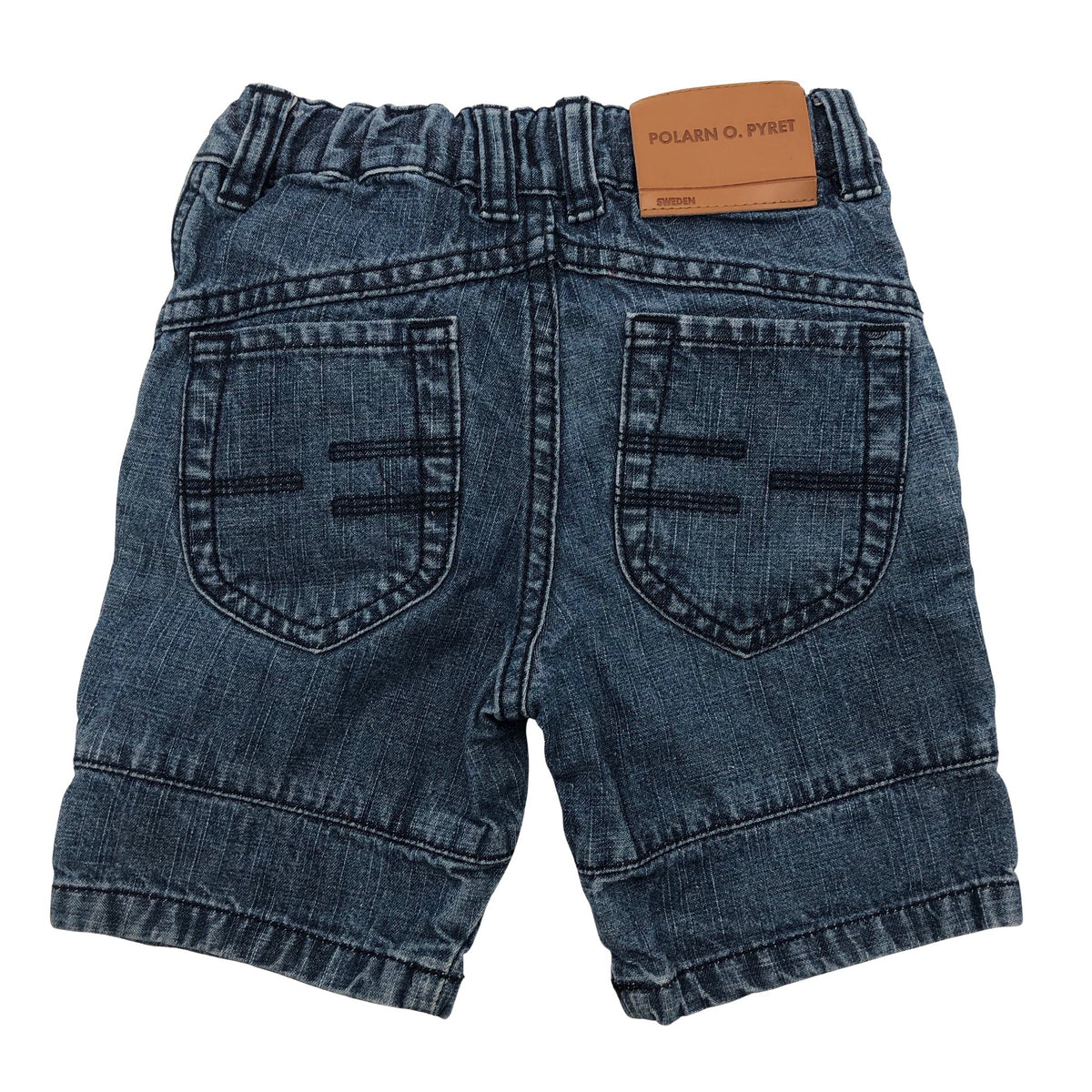 Unisex Polarn O. Pyret - Farkkushortsit, koko 68 - 74 - Sininen (2)
