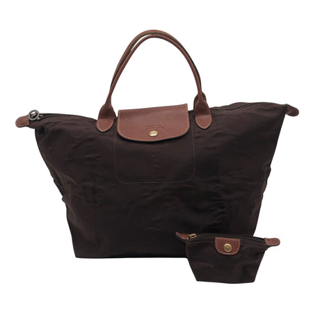 Naisten Longchamp - Käsilaukku, koko Midi - Ruskea ()