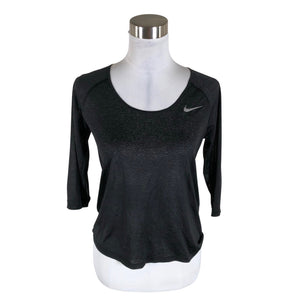 Naisten Nike - Urheilupaita, lyhyet hihat, koko 36 - Musta (1)