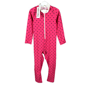 Unisex Mini Rodini - Uimapuku, koko 116 - 122 - Pinkki (1)