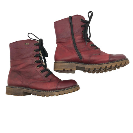 Naisten Rieker - Nilkkurit, koko 38 - Viininpunainen ()