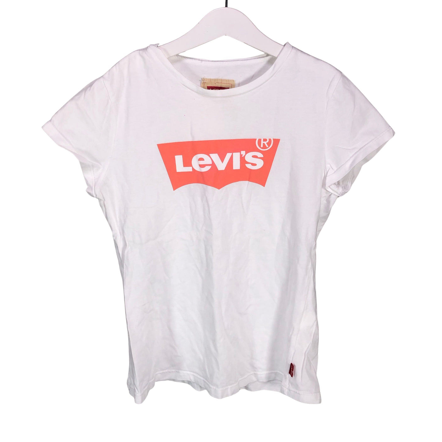 Tyttöjen Levi's - T-paita, koko 146 - 152 - Valkoinen (1)