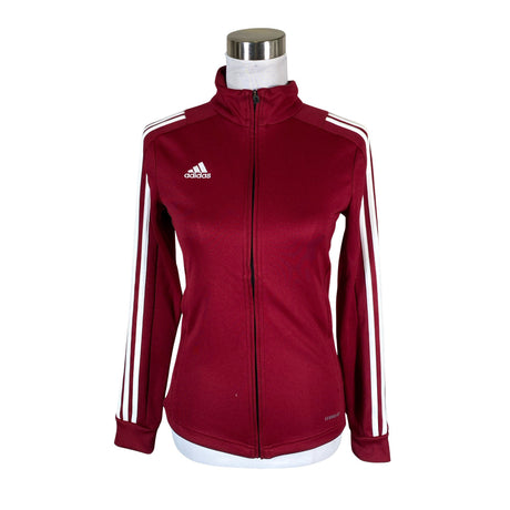 Naisten Adidas - Verryttelytakki, koko 32 - Viininpunainen ()