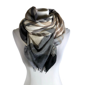 Naisten Lasessor - Huivi, koko Maxi - Harmaa (1)