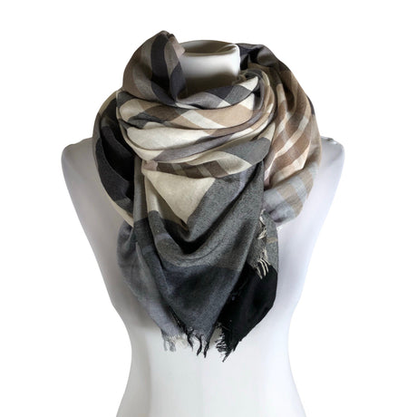 Naisten Lasessor - Huivi, koko Maxi - Harmaa ()