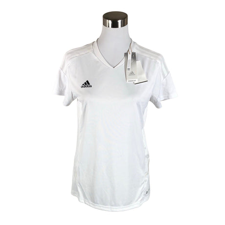 Naisten Adidas - Urheilupaita, lyhyet hihat, koko 38 - Valkoinen ()