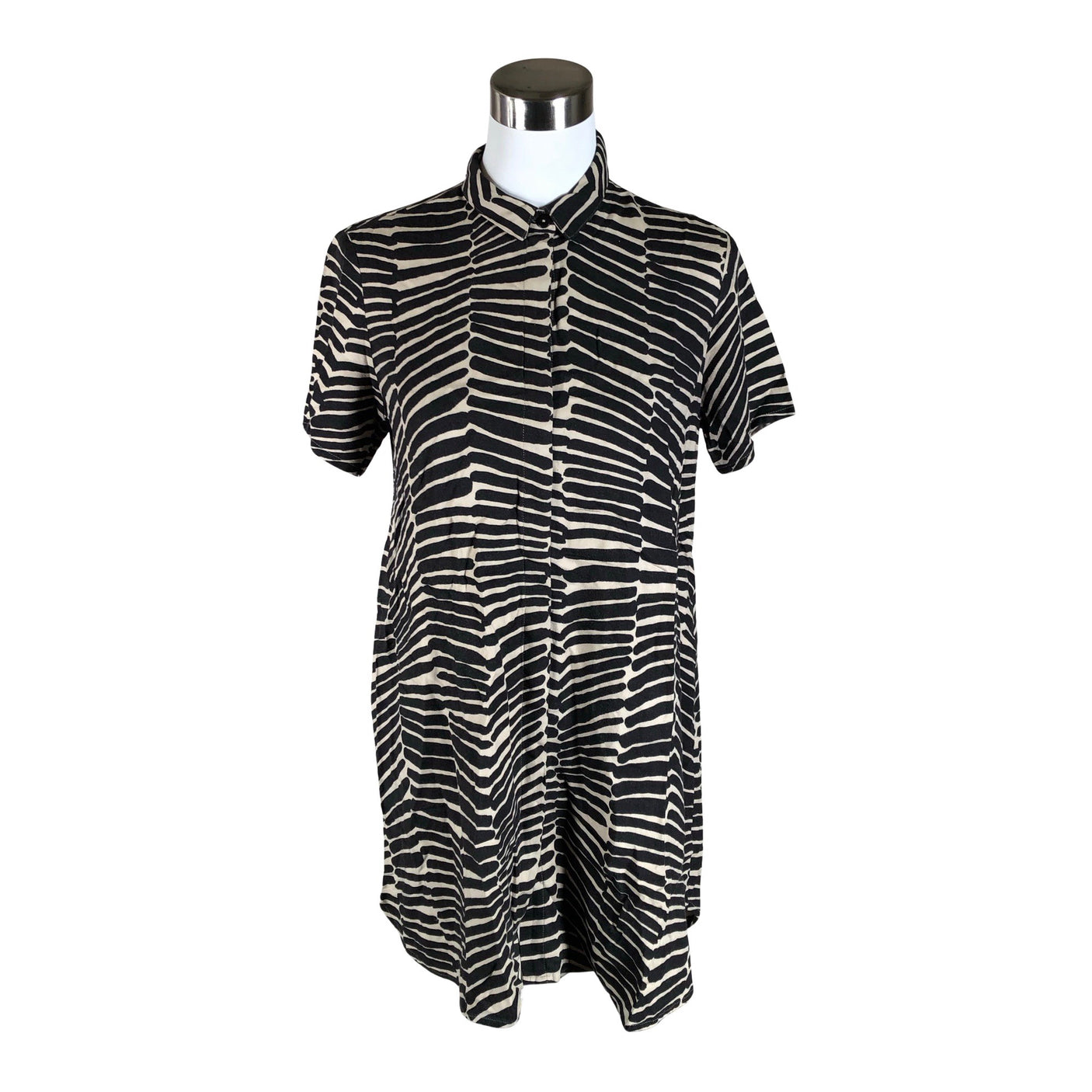 Naisten Marimekko - Sifonkitunika, koko 36 - Musta (1)