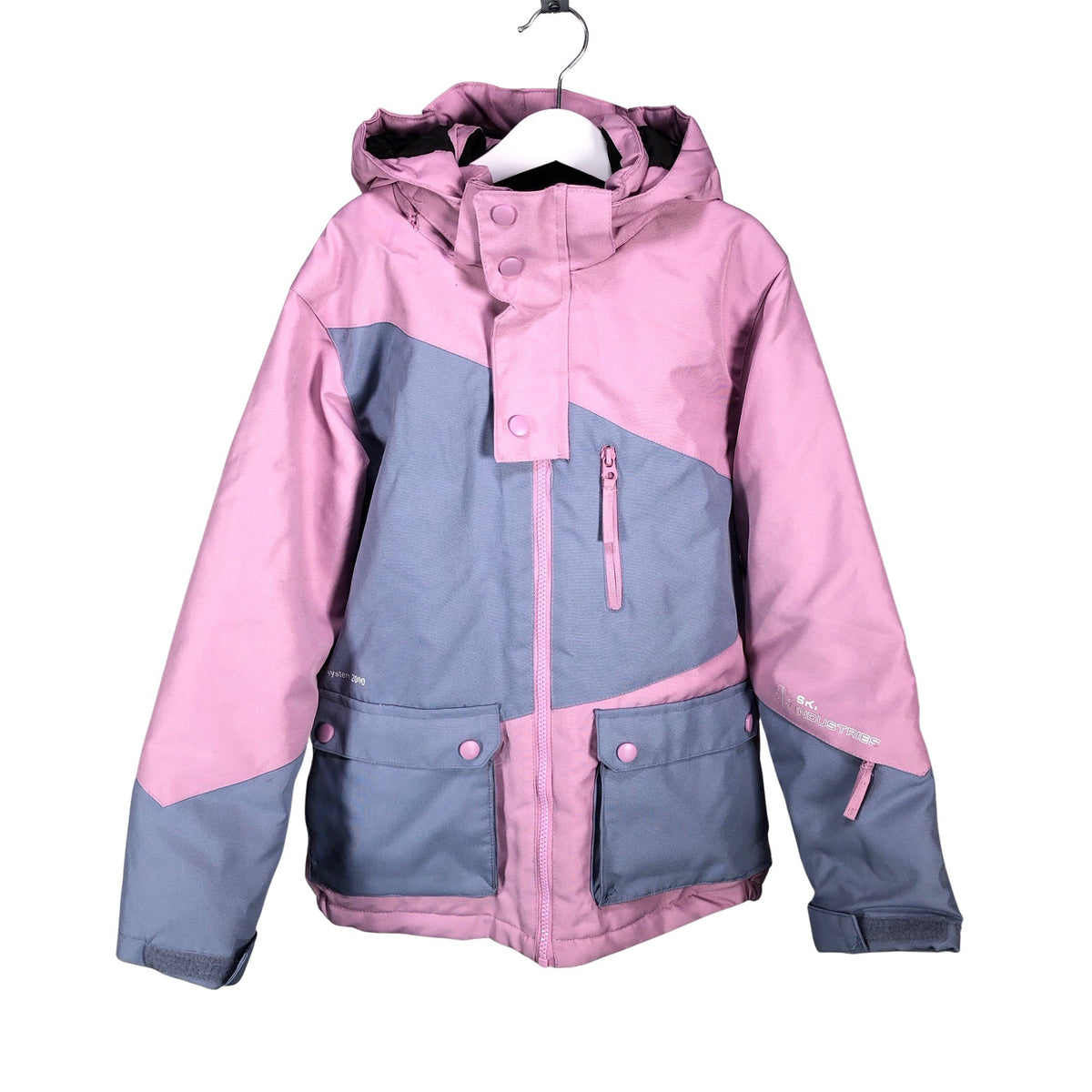 Tyttöjen Ski Industries - Toppatakki, koko 146 - 152 - Vaaleanpunainen (1)