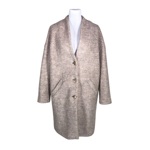 Naisten Esprit - Villakangastakki, koko 42 - Beige (1)