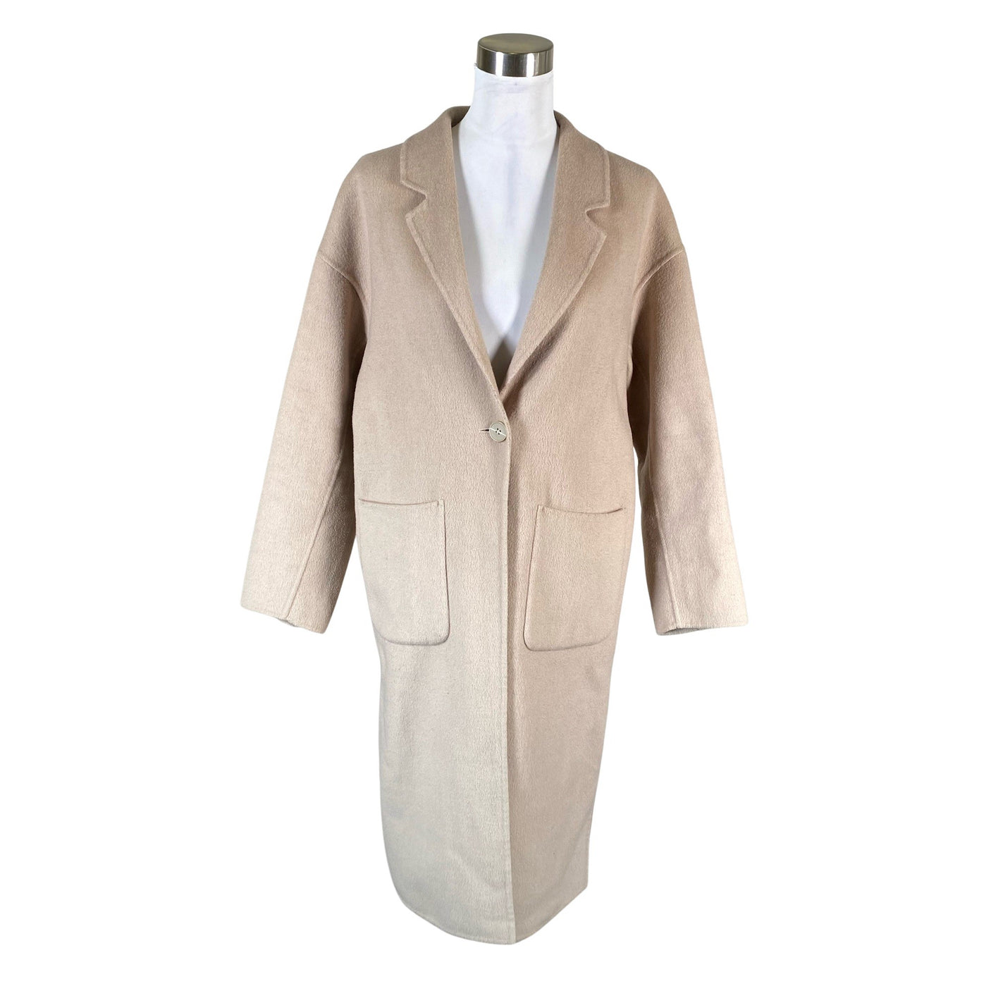 Naisten Nanso - Villakangastakki, koko 38 - Beige (1)