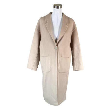 Naisten Nanso - Villakangastakki, koko 38 - Beige ()