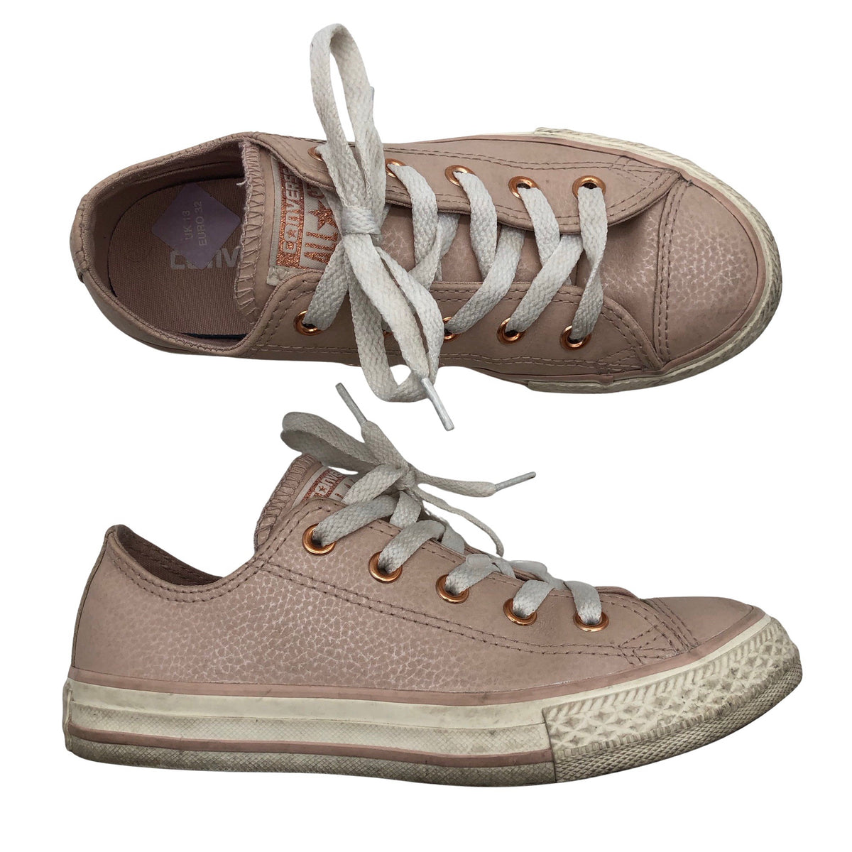 Tyttöjen Converse - Tennarit, koko 32 - Vaaleanpunainen (1)