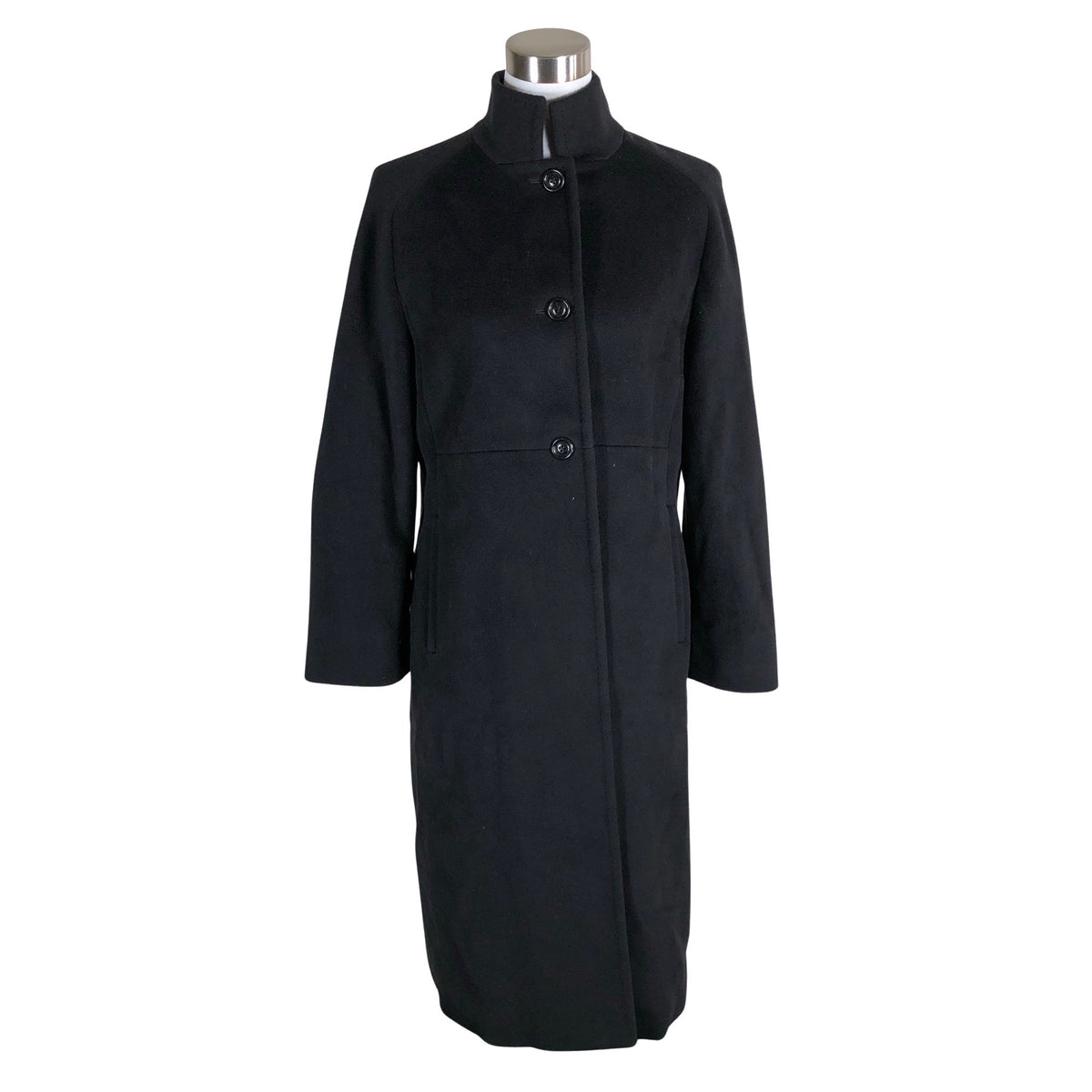 Naisten MaxMara - Villakangastakki, koko 38 - Musta (1)